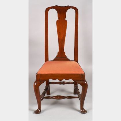 Queen Anne Mahogany Side Chair