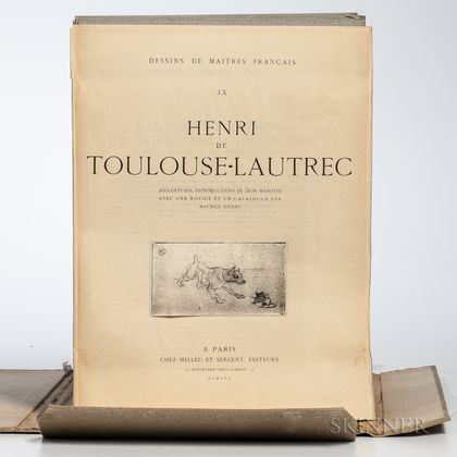 Toulouse-Lautrec, Henri de (1864-1901) Dessins de Maitres Francais IX [...] Soixante-Dix Reproductions de Leon Marotte avec une Notice 