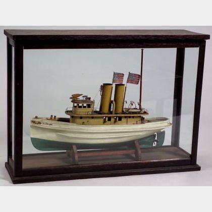 Cased Model of New York Tugboat "SLOCUM,"