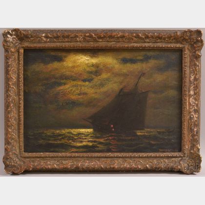 James Gale Tyler (American, 1855-1931) Sailing at Night