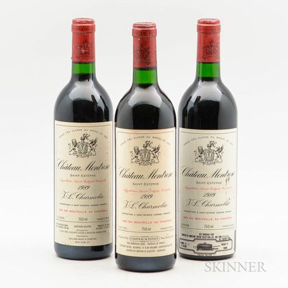Chateau Montrose 1989, 3 bottles 