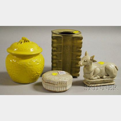 Four Small Asian Ceramic Articles