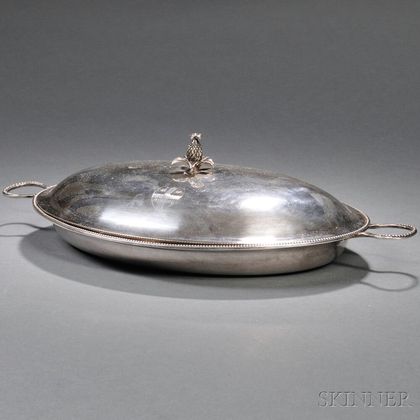 George III Sterling Silver Covered Dish