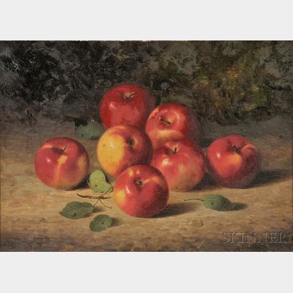 Bryant Chapin (American, 1859-1927) Still Life with Apples