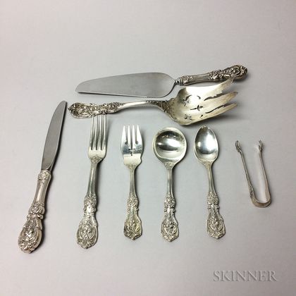Eight Reed & Barton "Francis I" Pattern Flatware Pieces