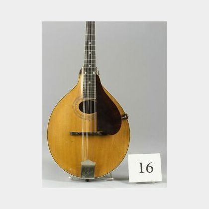 American Mandolin, Gibson Mandolin-Guitar Company, Kalamazoo, 1924, Model A2