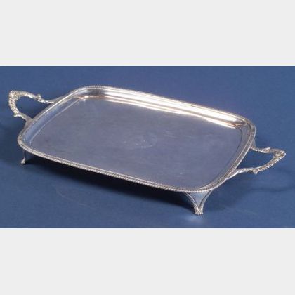 George III Silver Footed Tray