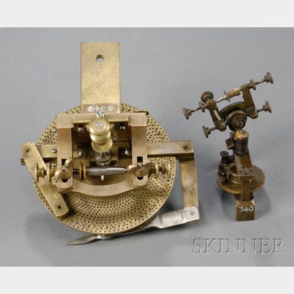 Small Brass and Steel Crown Wheel Cutting Engine