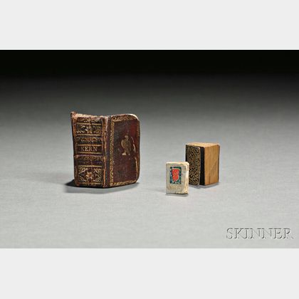 Miniature Books, Three Volumes.