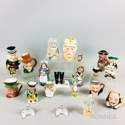 Twenty-one English Whimsical Ceramic Items