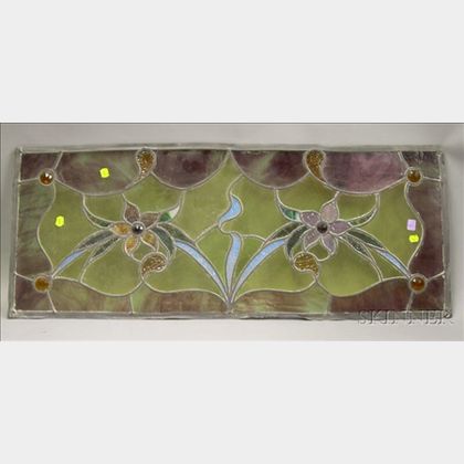 Victorian Leaded Glass Panel