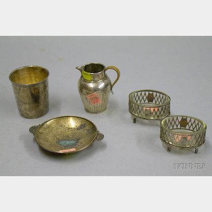 Five Sterling Silver Articles