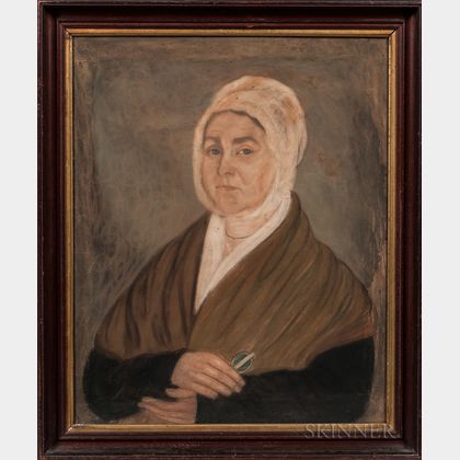 Micah Williams (New Jersey/New York, 1782-1837) Portrait of Annette (Hannah) Hoogland Bogart