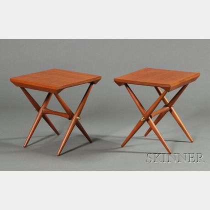 Pair of Jens Quistgaard Side Tables