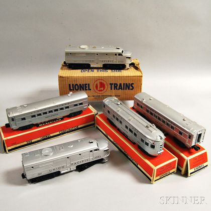 Lionel Train Union Pacific Passenger Set #1464W