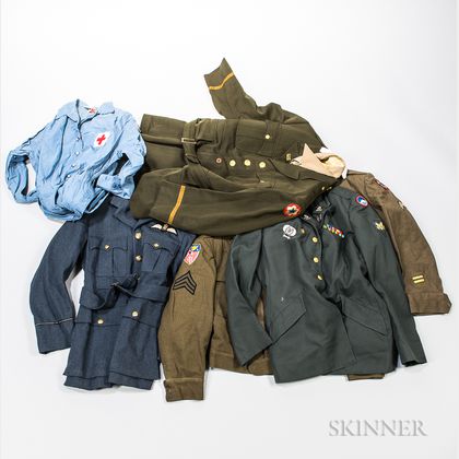 Group of Military Uniforms