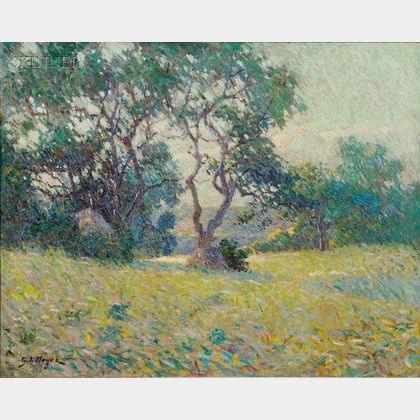 George Loftus Noyes (American, 1864-1954) Spring Landscape