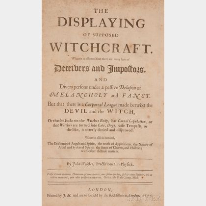 (Witchcraft),Webster, John (1580?-1625?)
