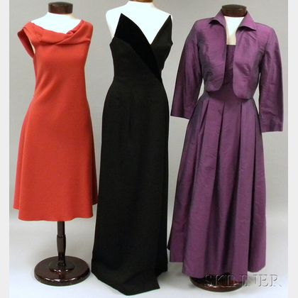 Three Women's Designer Dresses