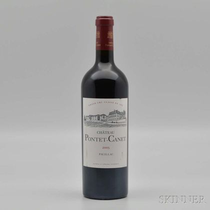 Chateau Pontet Canet 2005, 1 bottle 