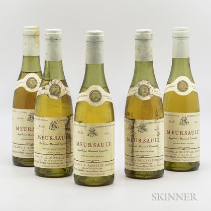 Ropiteau Mignon Meursault 1979, 5 demi bottles 