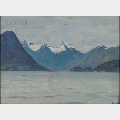 Frederick Judd Waugh (American, 1861-1940) View from Desolation Sound, British Columbia
