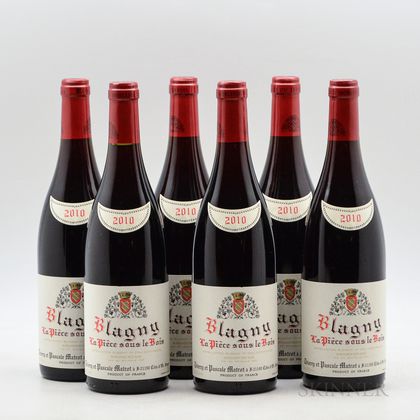 Thierry & Pascale Matrot Blagny La Piece sous le Bois Rouge 2010, 6 bottles 
