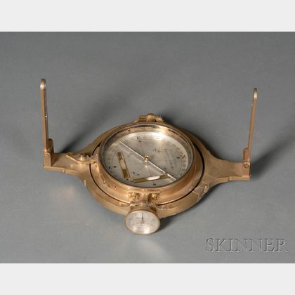 Brass Gimbaled Surveyor's Compass by Davis & Son