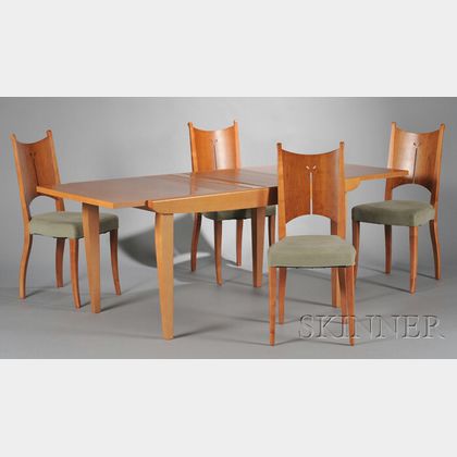 Dining Table and Six Side Chairs