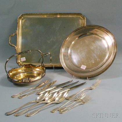 Group of Silver-plated Flatware and Tableware