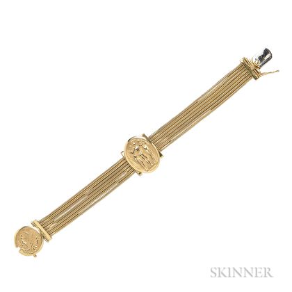18kt Gold Bracelet, David Stern