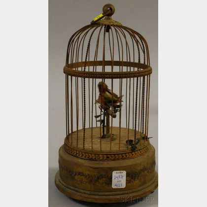 Wind-Up Singing Bird Cage
