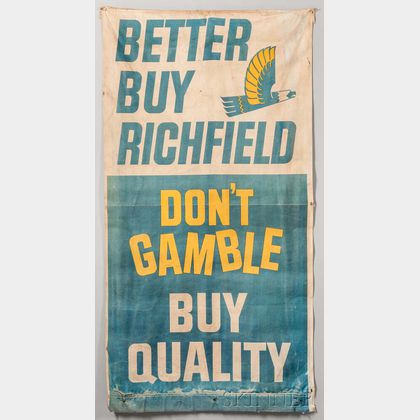"Better Buy Richfield" Canvas Sign