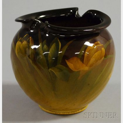 Rookwood Pottery Standard Glaze Crocus-decorated Vase