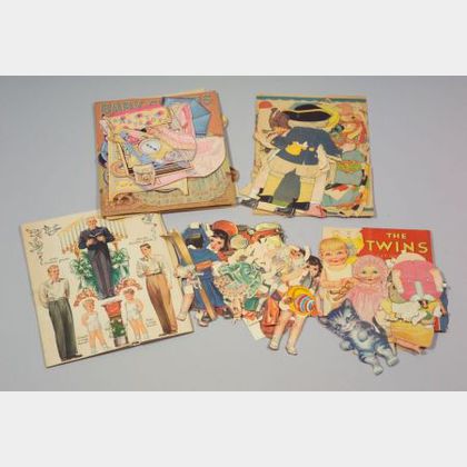 Large Lot of Paper Dolls