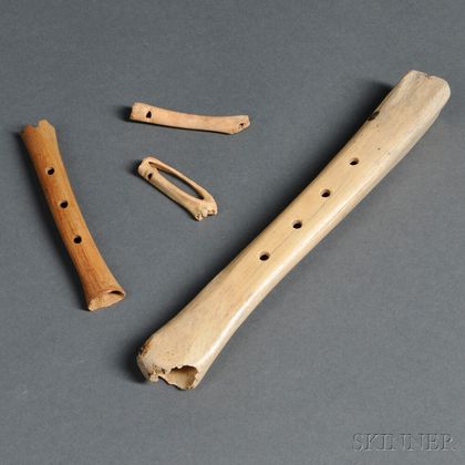 Sold at auction Four Pre-Columbian Bone Flutes Auction Number 2662M Lot ...