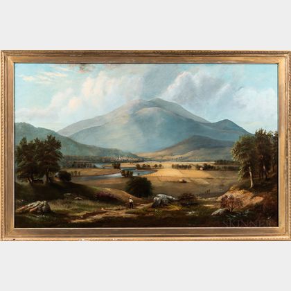 American School, 19th Century Landscape with Mount Monadnock, New Hampshire