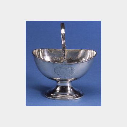 English George III Silver Sugar Basket