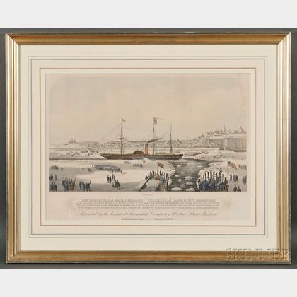 James Alexander, publisher (American, 19th Century) The Cunard Royal Mail Steamship "Britannia" (John Hewett, Commander). 