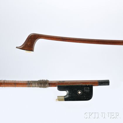 German Nickel-mounted Cello Bow