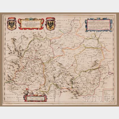 (Maps and Charts, Germany),Blaeu, Willem (1571-1638) and Blaeu, Jan (1596-1673)