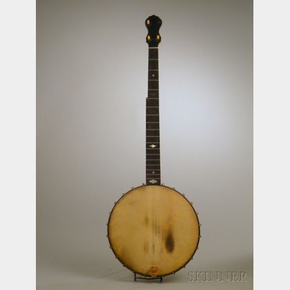 American Five-string Banjo, A.C. Fairbanks & Company, Boston, c. 1890, Model "Electric," 