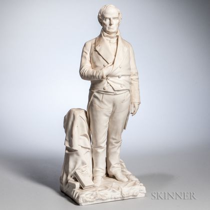 Parian Statue of Daniel Webster After T. Ball