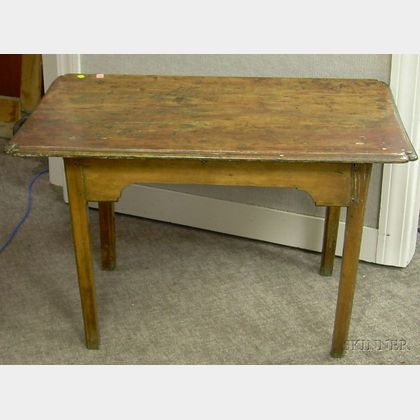 Country Chippendale Maple Tavern Table