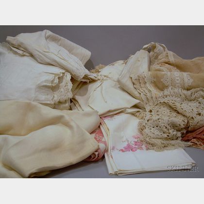 Large Group of Assorted Household Linens and Textiles, 