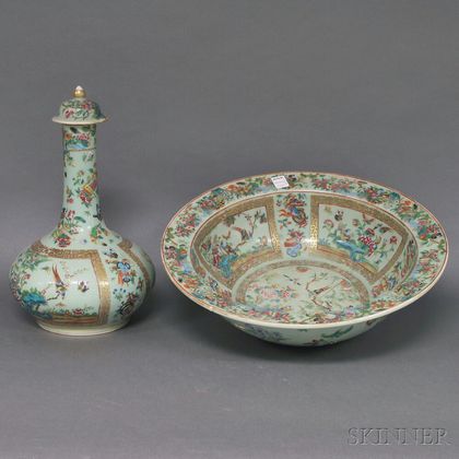Two Enameled Items