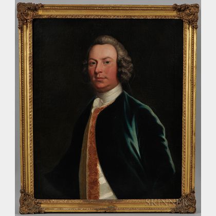 Thomas Hudson (England, 1701-1779) Portrait of Mr. Tierney