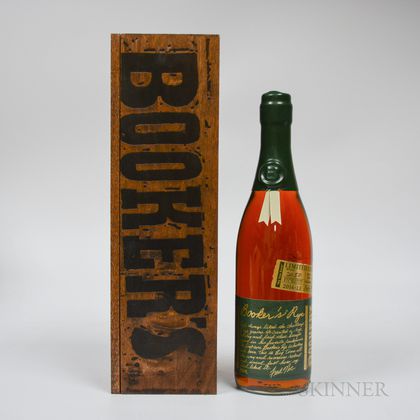 Bookers Rye 13 Years Old, 1 750ml bottle (owc) 