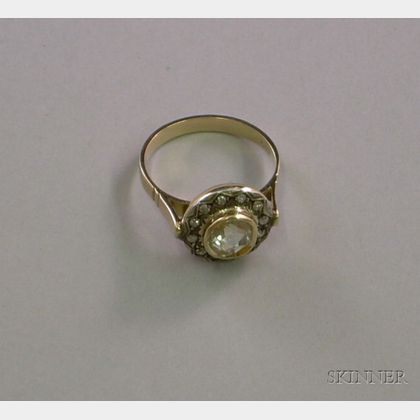 14kt Gold Rose-cut Diamond Ring