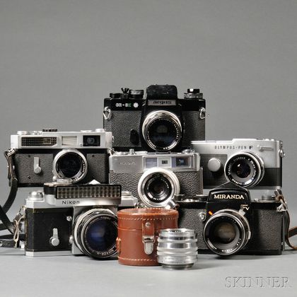 Six Japanese 35mm Cameras